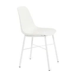 Cloe Chaise moderne en polypropylène et métal