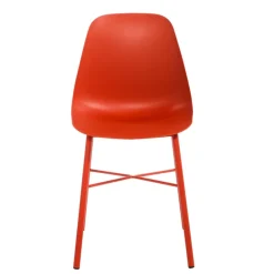 Cloe Chaise moderne en polypropylène et métal