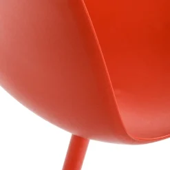 Cloe Chaise moderne en polypropylène et métal