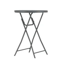CocktailTable pliante mange debout hauteur 110 cm gris foncé