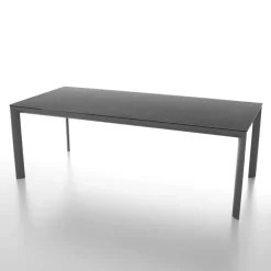 Cocoon Table italienne rectangulaire extensible en céramique contemporaine