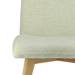 ColineChaise rembourrée en tissu avec pieds en bois