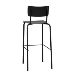 College Tabouret de bar avec dossier style vintage