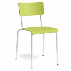 Collège Chaise d'écolier vintage en métal et bois