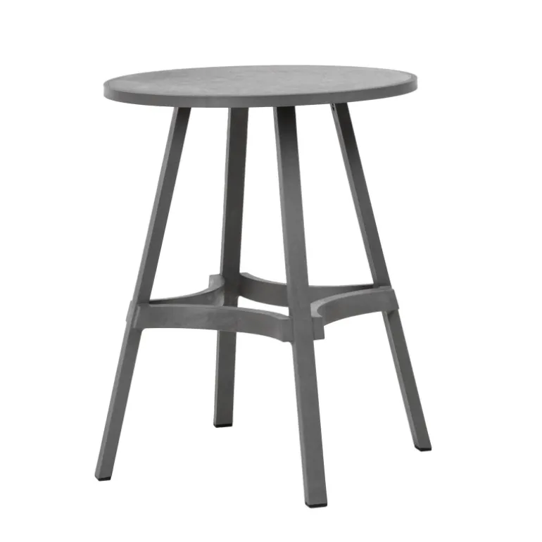 Combo Table de jardin ronde recyclée