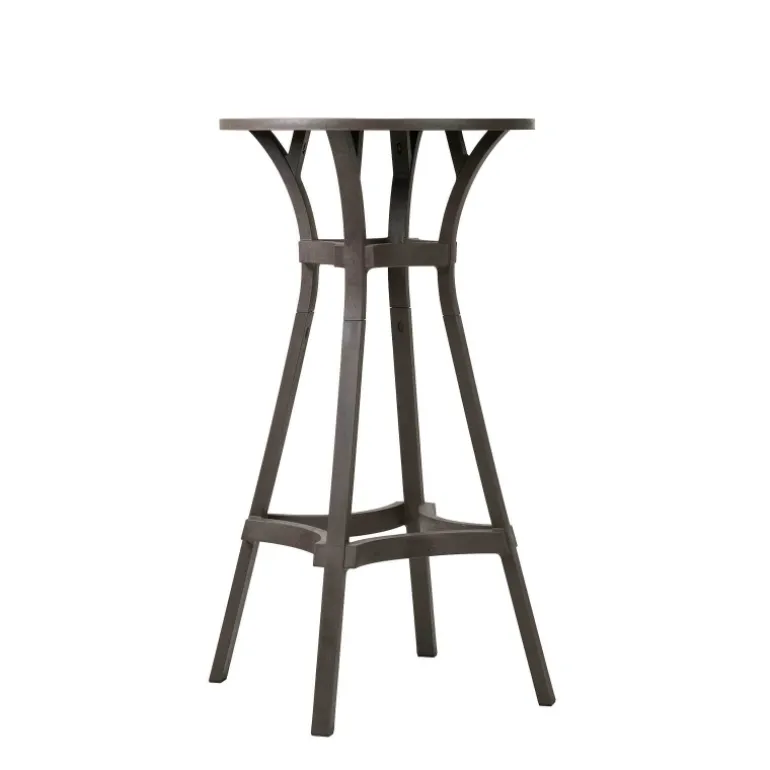 Combo Table de jardin ronde recyclée