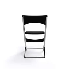 Compact Chaise pliante solide en technopolymère et métal aluminium