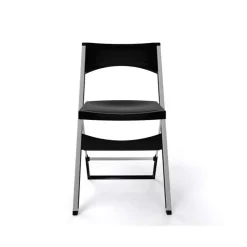 Compact Chaise pliante solide en technopolymère et métal aluminium