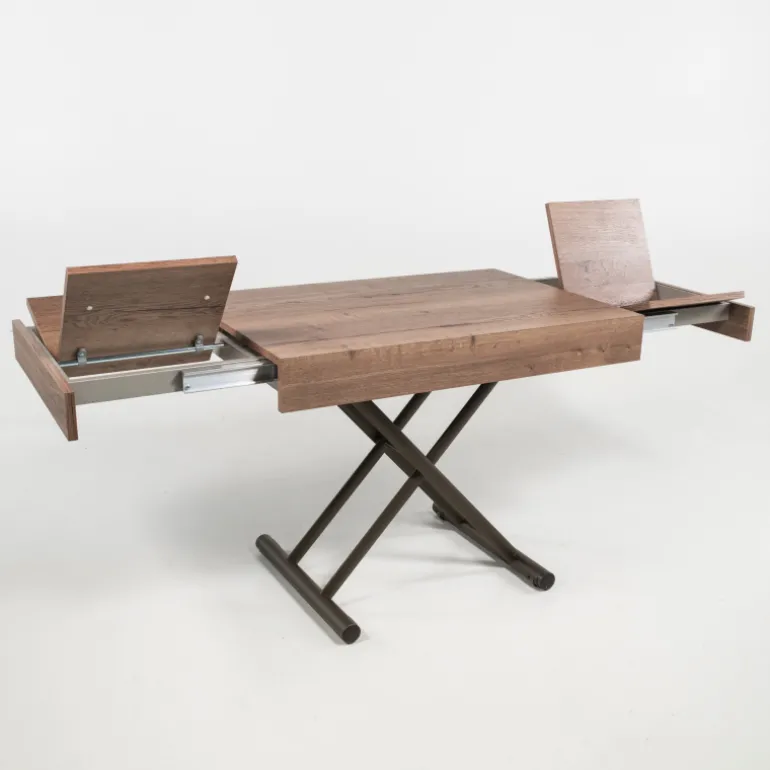 Compact Table réglable en hauteur et extensible en mélaminé