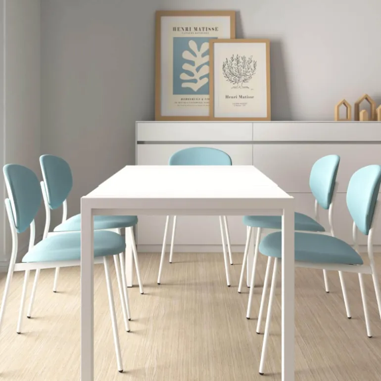 Concept métal Table en céramique extensible