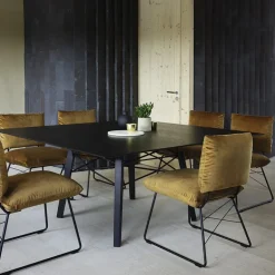 Cosy Mobitec® Chaise confortable design en tissu et structure métal