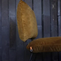 Cosy Mobitec® Chaise confortable design en tissu et structure métal