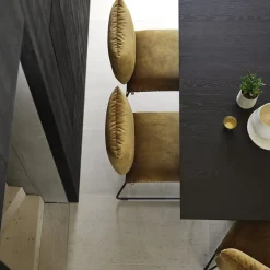 Cosy Mobitec® Chaise confortable design en tissu et structure métal