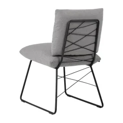 Cosy Mobitec® Chaise confortable design en tissu et structure métal