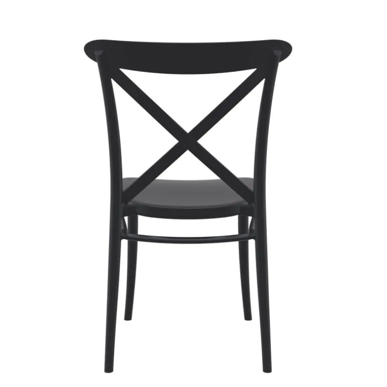 Cross Chaise de terrasse bistrot empilable en polypropylène