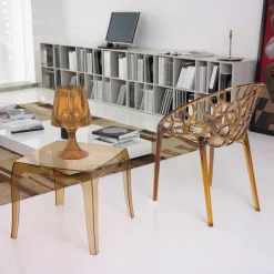 Crystal Chaise design en polycarbonate