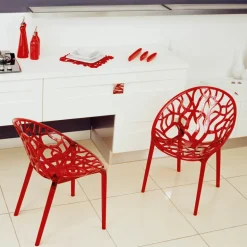 Crystal Chaise design en polycarbonate