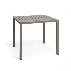 Cube Table de jardin réglable en hauteur carrée fabriquée en Italie