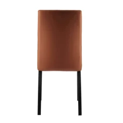 DarcyChaise de salle à manger rembourrée avec pieds en métal