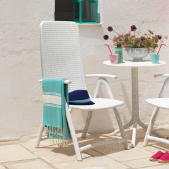 Darsena Fauteuil d'extérieur pliant et réglable en polypropylène