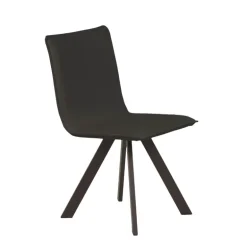 Denia Moblibérica® Chaise moderne en tissu et métal