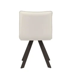 Denia Moblibérica® Chaise moderne en tissu et métal