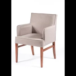 Diem 40 Fauteuil contemporain en tissu et bois