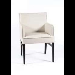 Diem 40 Fauteuil contemporain en synthétique et bois