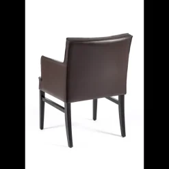 Diem 4 Fauteuil matelassé en synthétique et bois