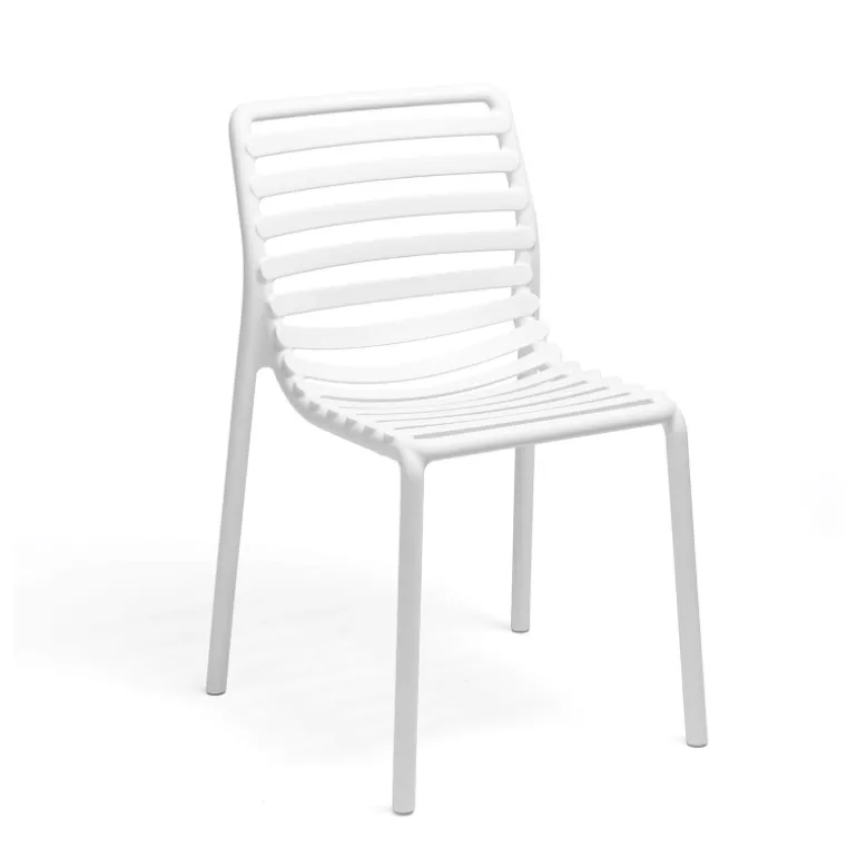 Doga bistrot Chaise de jardin design empilable sans accoudoirs de fabrication italienne