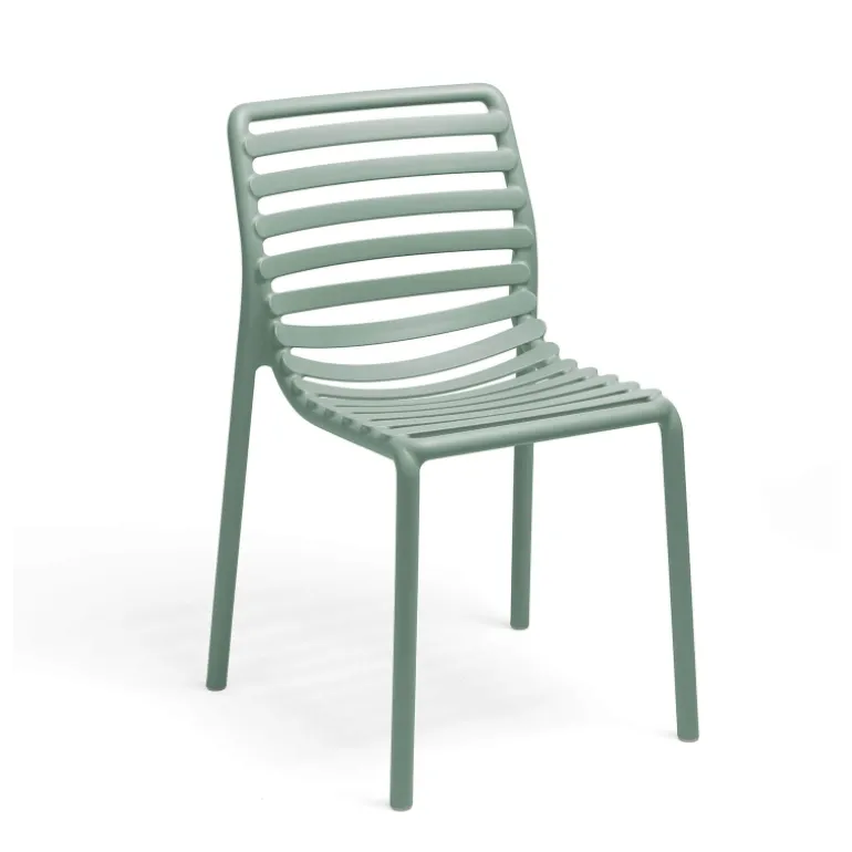 Doga bistrot Chaise de jardin design empilable sans accoudoirs de fabrication italienne