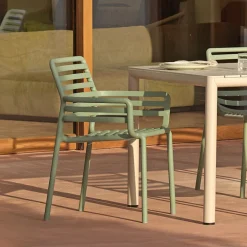 Doga Fauteuil de jardin design empilable fabriqué en Italie