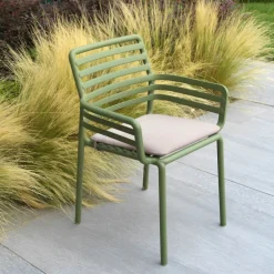 Doga Fauteuil de jardin design empilable fabriqué en Italie