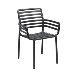 Doga Fauteuil de jardin design empilable fabriqué en Italie