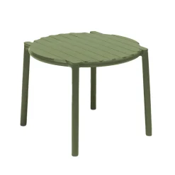 Doga Table basse de jardin ronde empilable fabriquée en Italie
