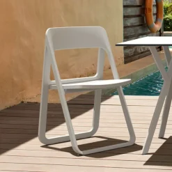 Dream Chaise de jardin pliante moderne en polypropylène