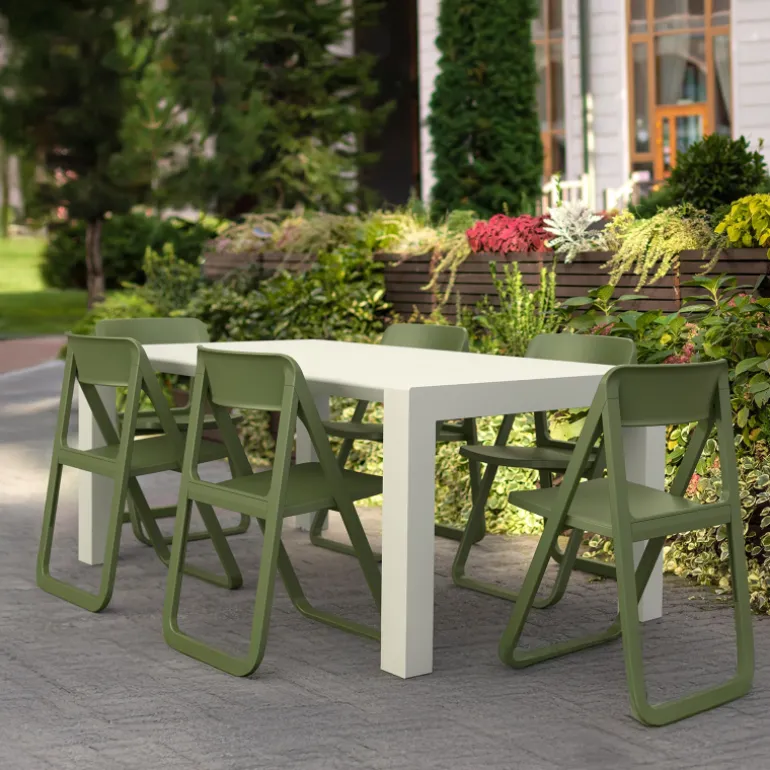 Dream Chaise de jardin pliante moderne en polypropylène