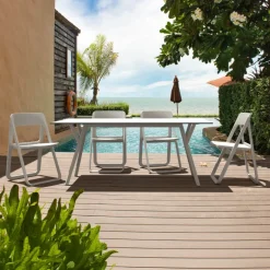 Dream Chaise de jardin pliante moderne en polypropylène