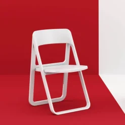 Dream Chaise pliante moderne en polypropylène