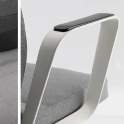 Eden 02 Fauteuil de direction en tissu avec têtière made in France