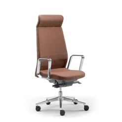 Eden 02 Fauteuil de direction en tissu avec têtière made in France