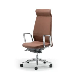 Eden 02 Fauteuil de direction en tissu avec têtière made in France