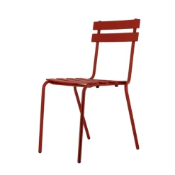 Eden Chaise de jardin française en métal empilable