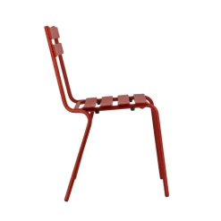 Eden Chaise de jardin française en métal empilable