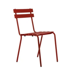 Eden Chaise de jardin française en métal empilable