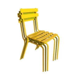 Eden Chaise de jardin française en métal empilable