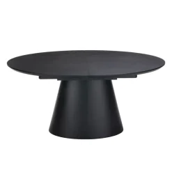 EllaTable design ovale extensible avec pied central