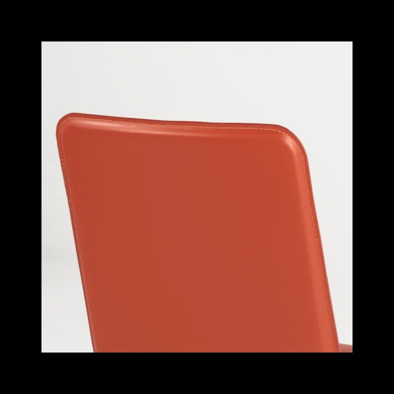 Ely A Chaise moderne en croûte de cuir