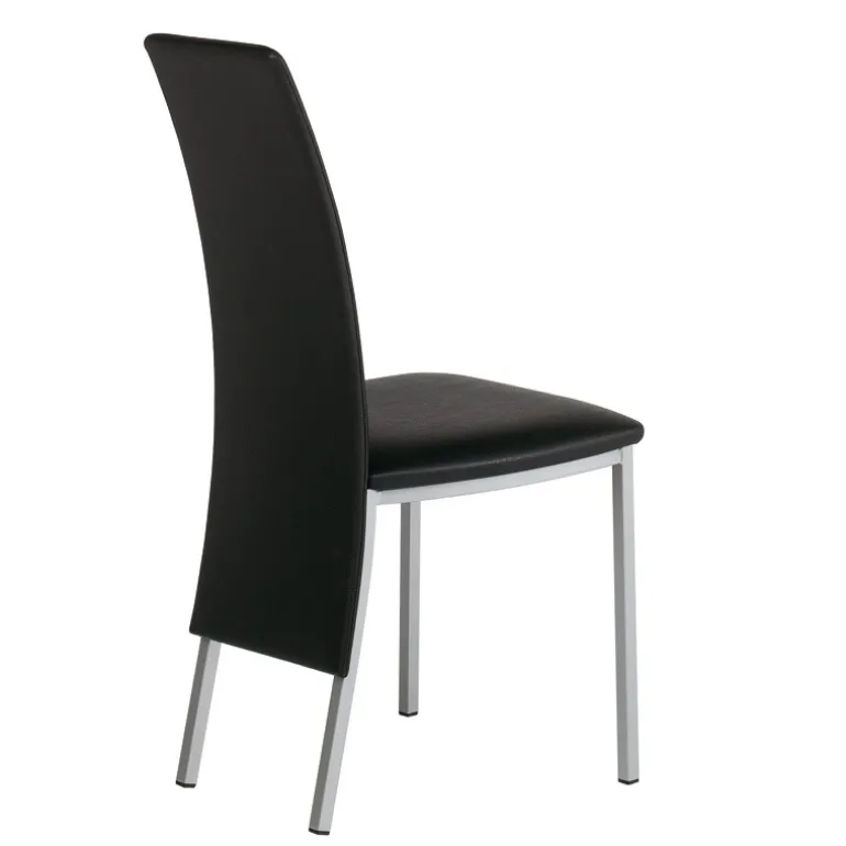 Elyn Chaise contemporaine de salle à manger en simili