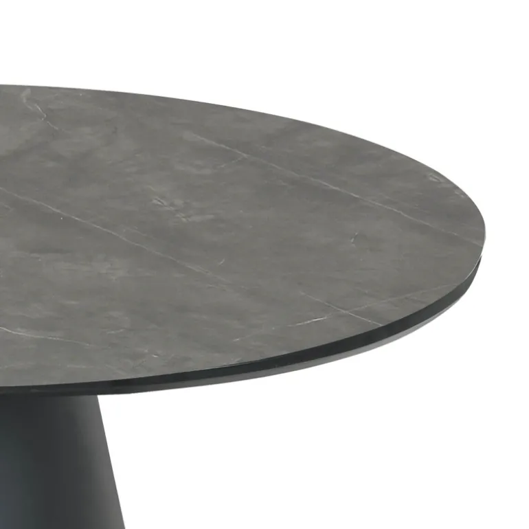 EmmyTable design ronde avec pied central